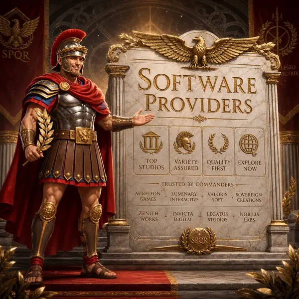 Roman Casino Software Providers showcasing top gaming studios with quality assured