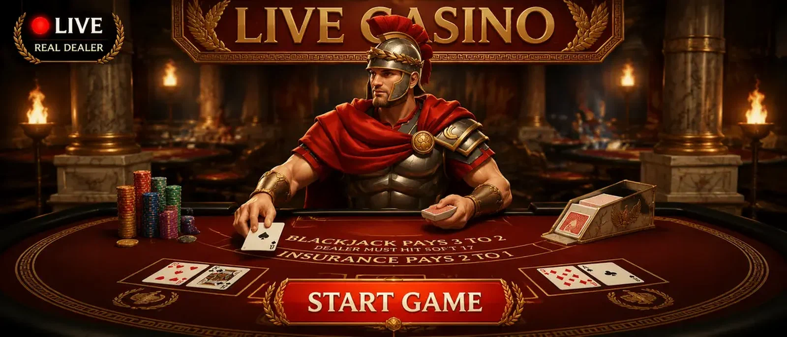 Roman Live Casino - Professional Dealers & HD Streaming